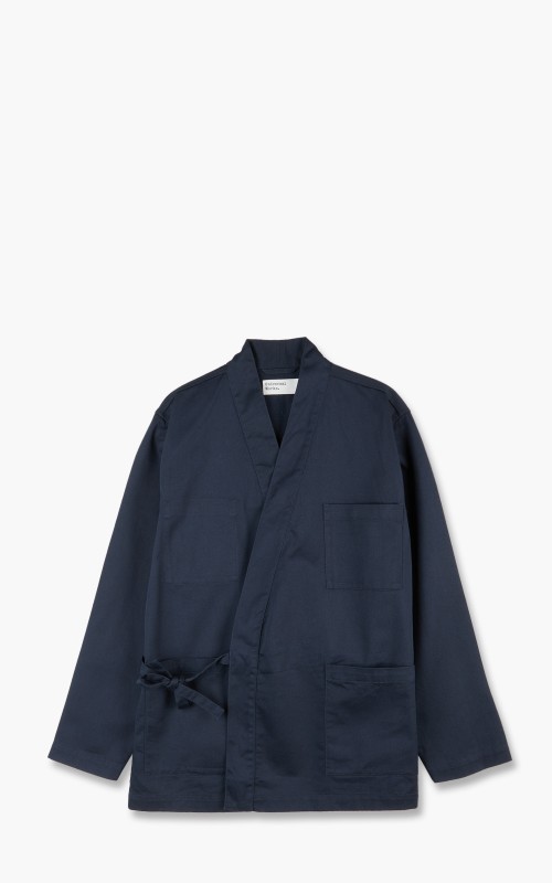 Universal Works Twill Kyoto Work Jacket Navy 00115-Navy