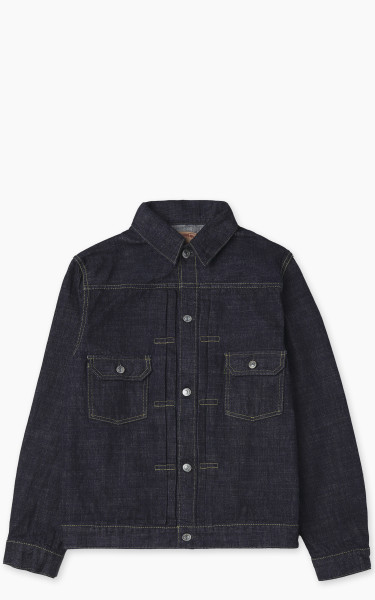 FOB Factory F2378 Type 2 Selvedge Denim Jacket Rinsed Indigo