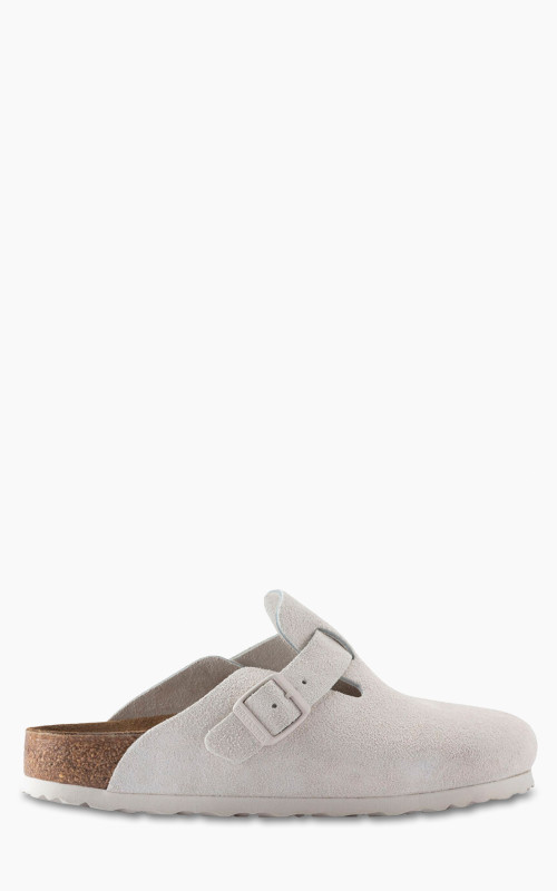 Birkenstock Boston Suede Antique White