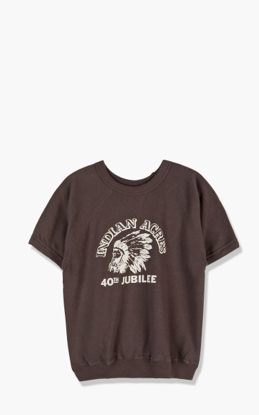Warehouse &amp; Co. 4084 Indian Acres Sweat T-Shirt Charcoal 4084-Indian-Acres Sweat-Charcoal