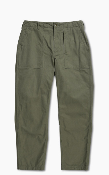 Engineered Garments Fatigue Pant Olive Cotton Herringbone Twill