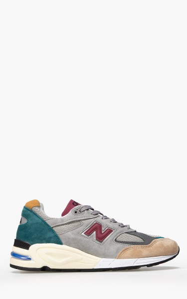 New Balance M990 CP2 Grey/Dark Red/Green &quot;Made in USA&quot; M990CP2