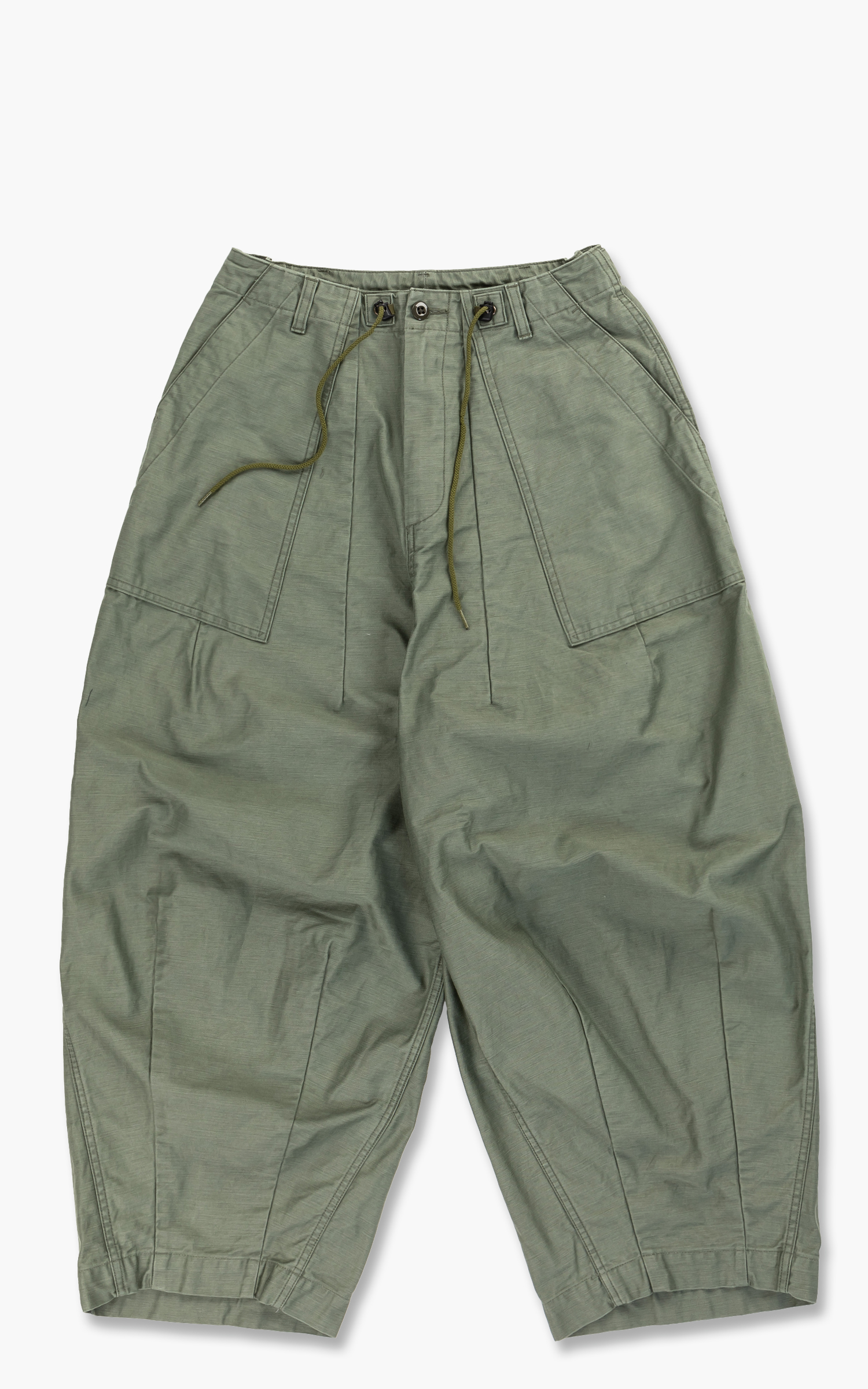 Needles H.D. Pant Fatigue Olive | Cultizm