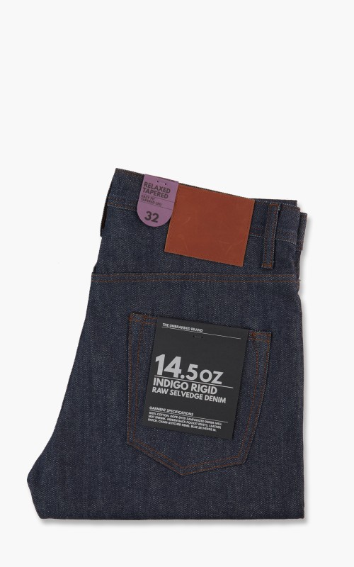 The Unbranded Brand UB601 Relaxed Tapered Fit Indigo Selvedge 14.5oz UB601