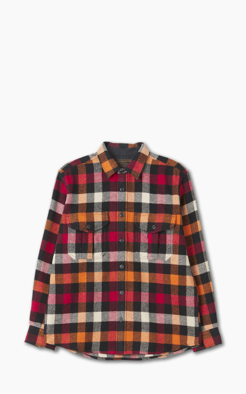 Filson Vintage Northwest Wool Shirt Adrenaline Red/Flame Check