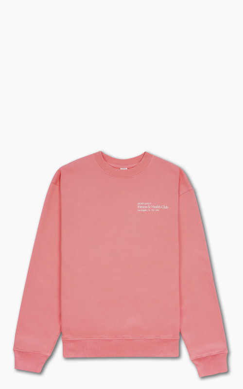 Sporty & Rich Fitness & Health Club Crewneck Strawberry