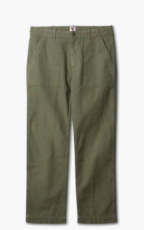 Tellason Fatigue Pant Straight Sateen Olive