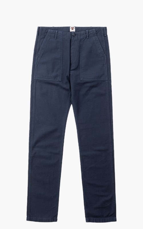 Tellason Fatigue Pant Tapered Sateen Navy