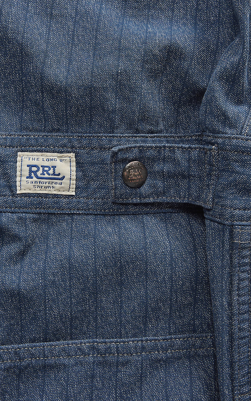 RRL JASPE カバーオール Embroidered Jaspé Twill Coverall