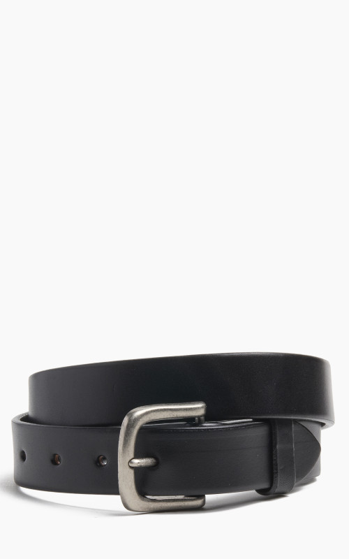 Tory Leather Bridle Leather Strap Belt Black