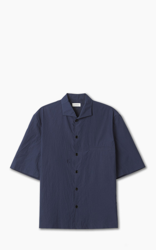 Lemaire Camp Collar Shirt Navy