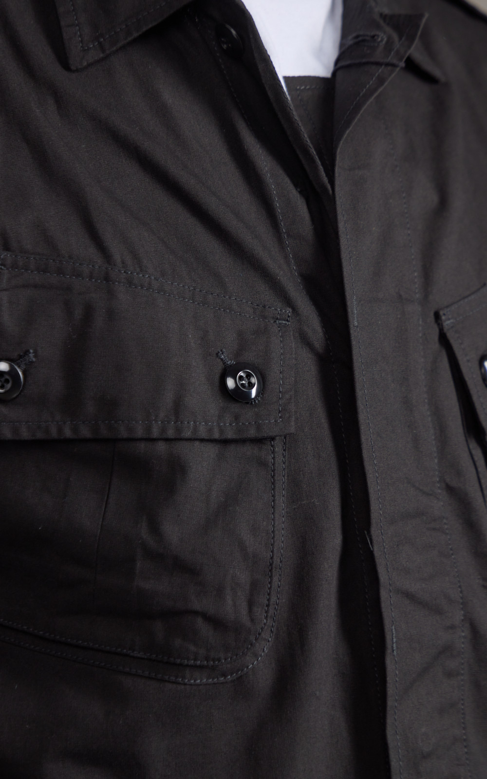 Houston Jungle Fatigue Jacket Cotton Poplin Olive Drab | Cultizm