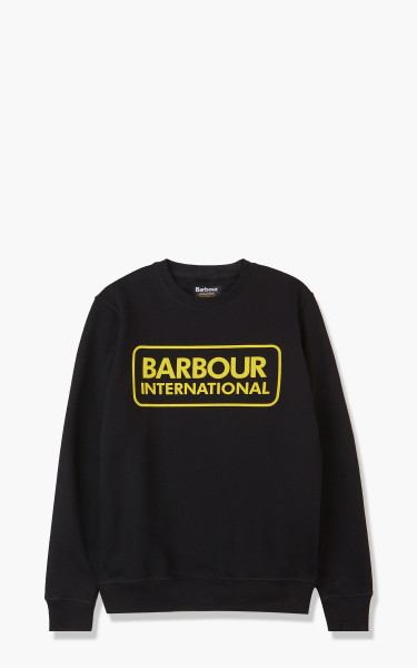 Barbour International Large Logo Sweatshirt Black MOL0156BK31