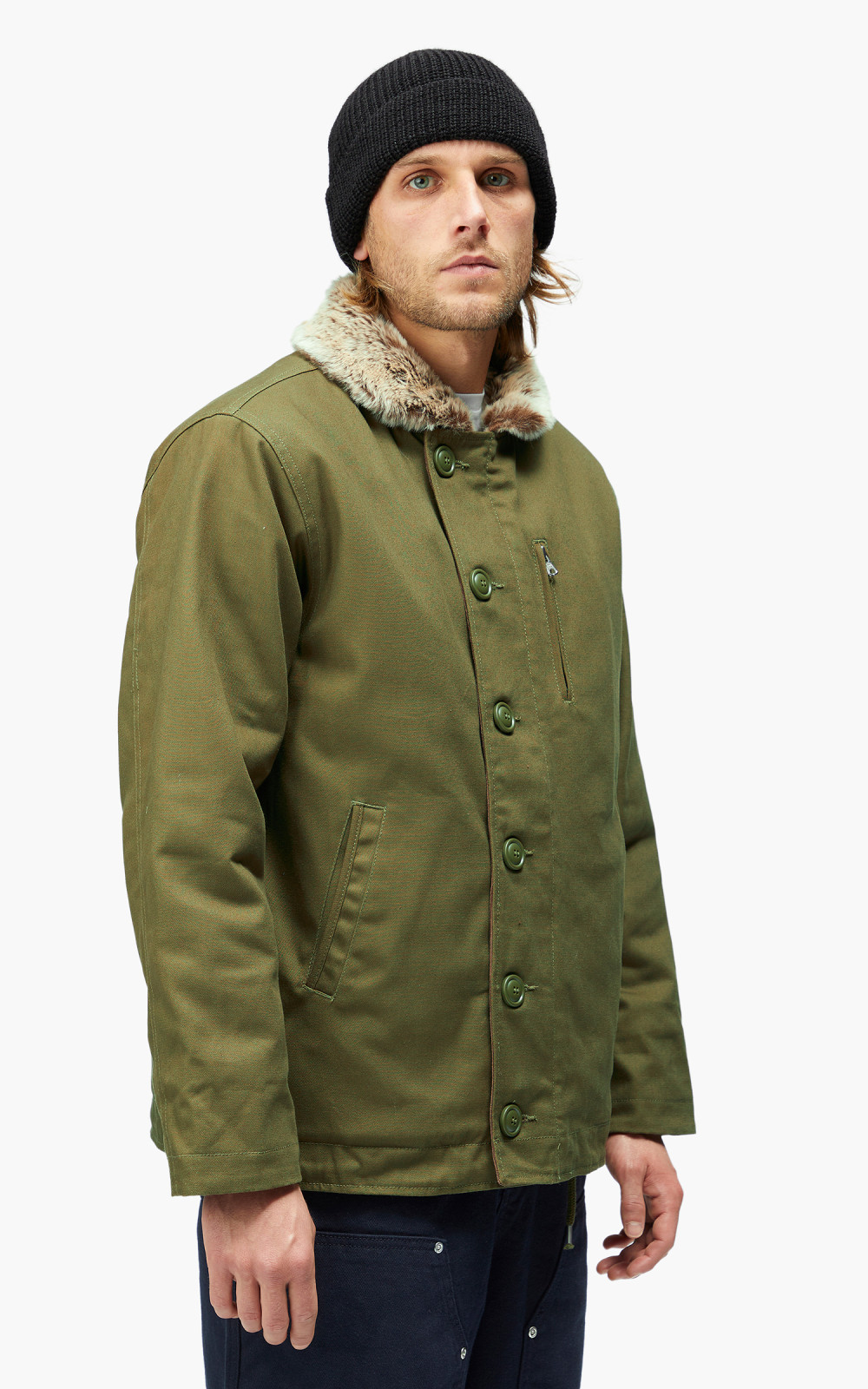 FrizmWORKS Edgar N-1 Deck Jacket Olive | Cultizm