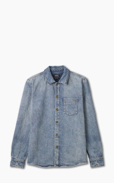 A.P.C. Surchemise Vittorio Stonewashed Light Blue