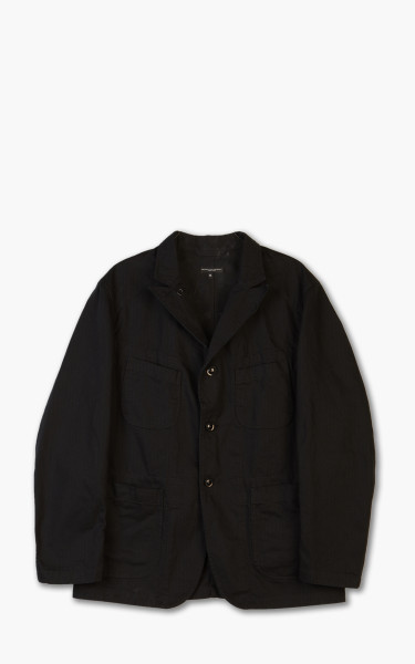 Engineered Garments Bedford Jacket Cotton Herringbone Twill Black