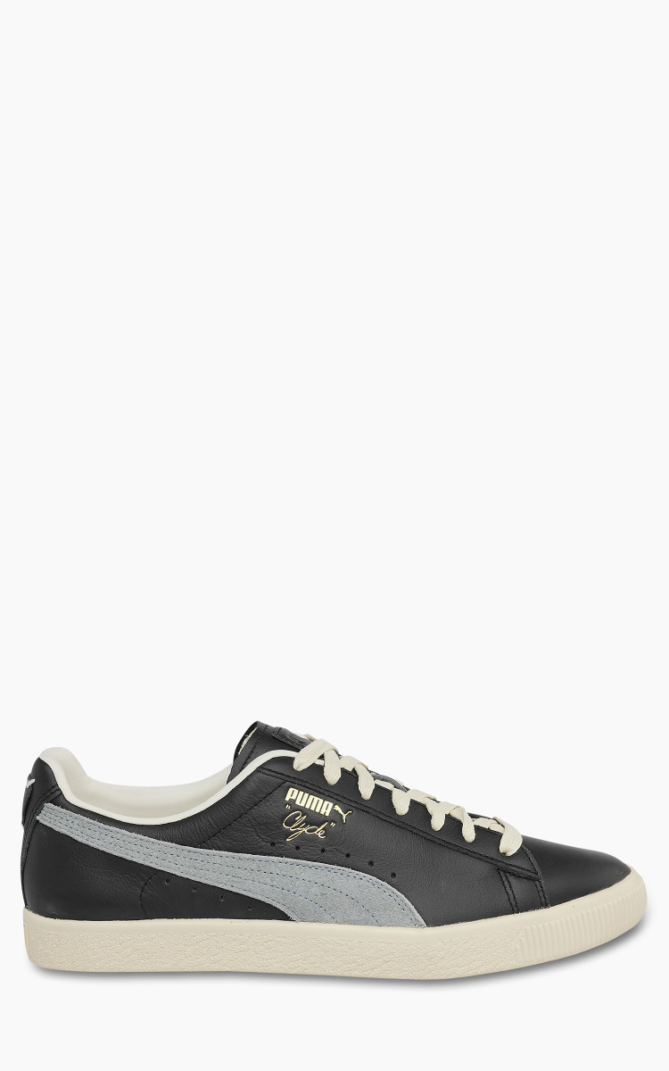 Puma Clyde Base Puma Black Frosted Ivory Puma Team Gold Cultizm