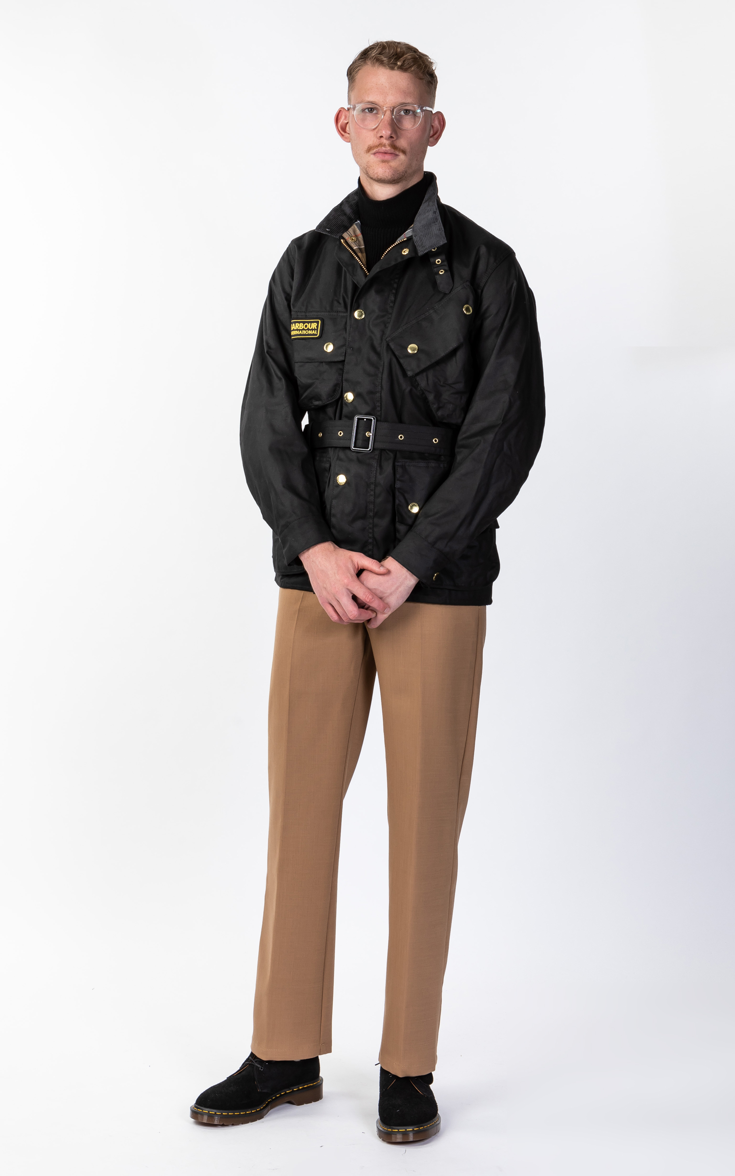 Barbour International Original Wax Jacket Black Cultizm
