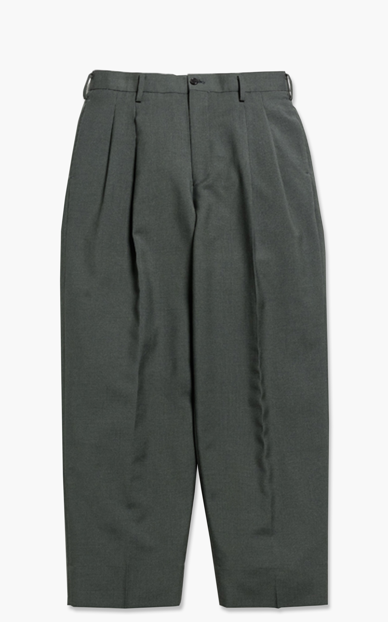 Markaware 'Marka' Wool Mohair Tropical 2Tuck Cocoon Fit Trousers Olive