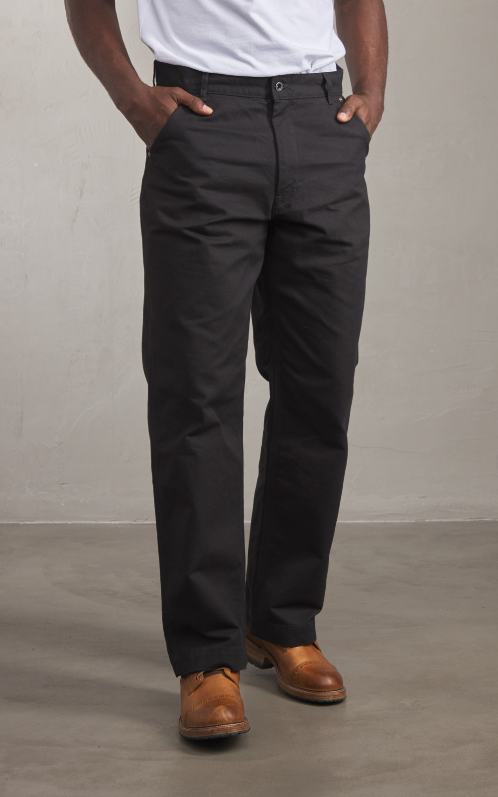 FOB Factory F0530 Cotton Duck Work Pants Black Cultizm