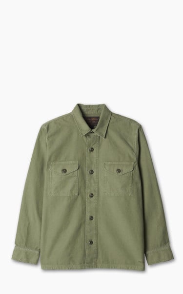 Filson Reverse Sateen Jac-Shirt Washed Fatigue Green
