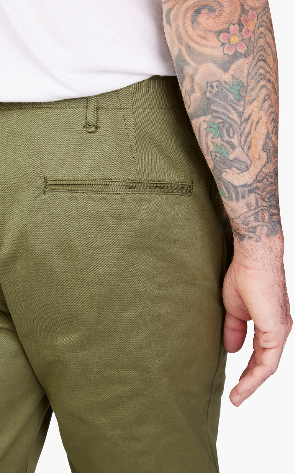 Warehouse & Co. Lot 1082 West Point Basic Chino Green | Cultizm