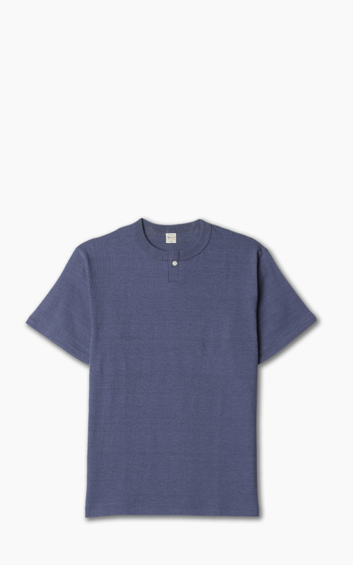 Warehouse & Co. 4082 One Button Henley T-Shirt Eggplant