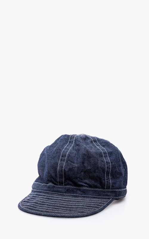 Momotaro Jeans SJ015 Denim Cap Indigo