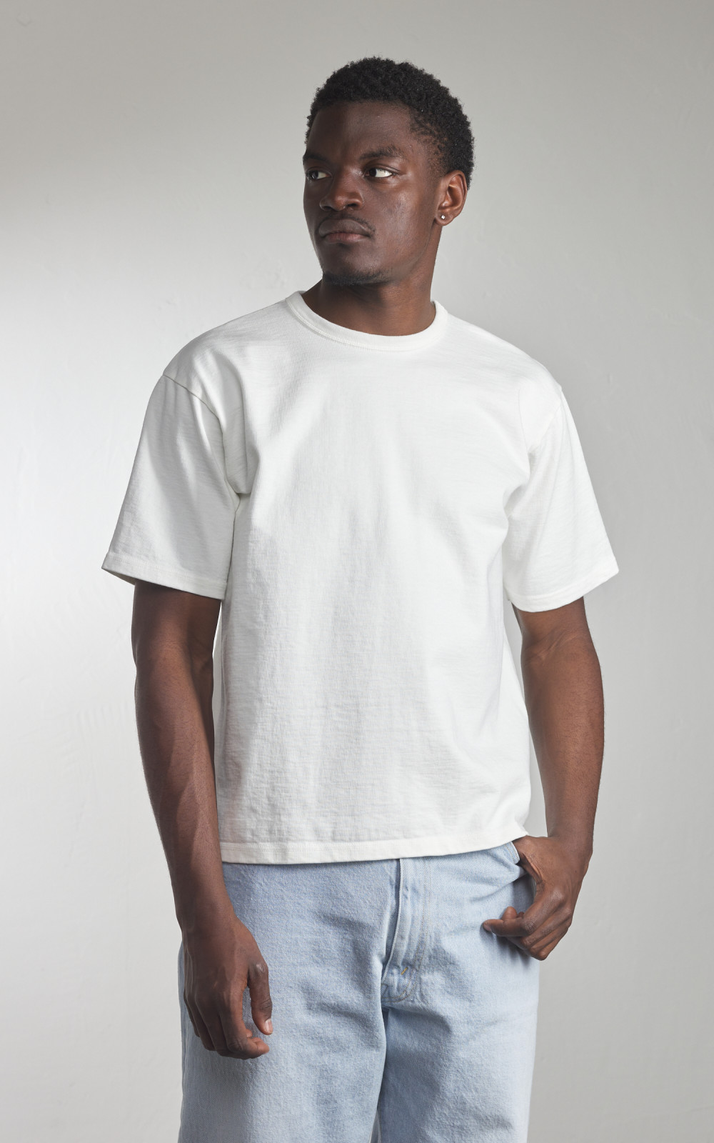 ●FLARE UP● Handmade Twisted TShirt FL119White FL-119_White Handmade Twisted T-Shirt (FL-119_Black) - FLAREUP | 60