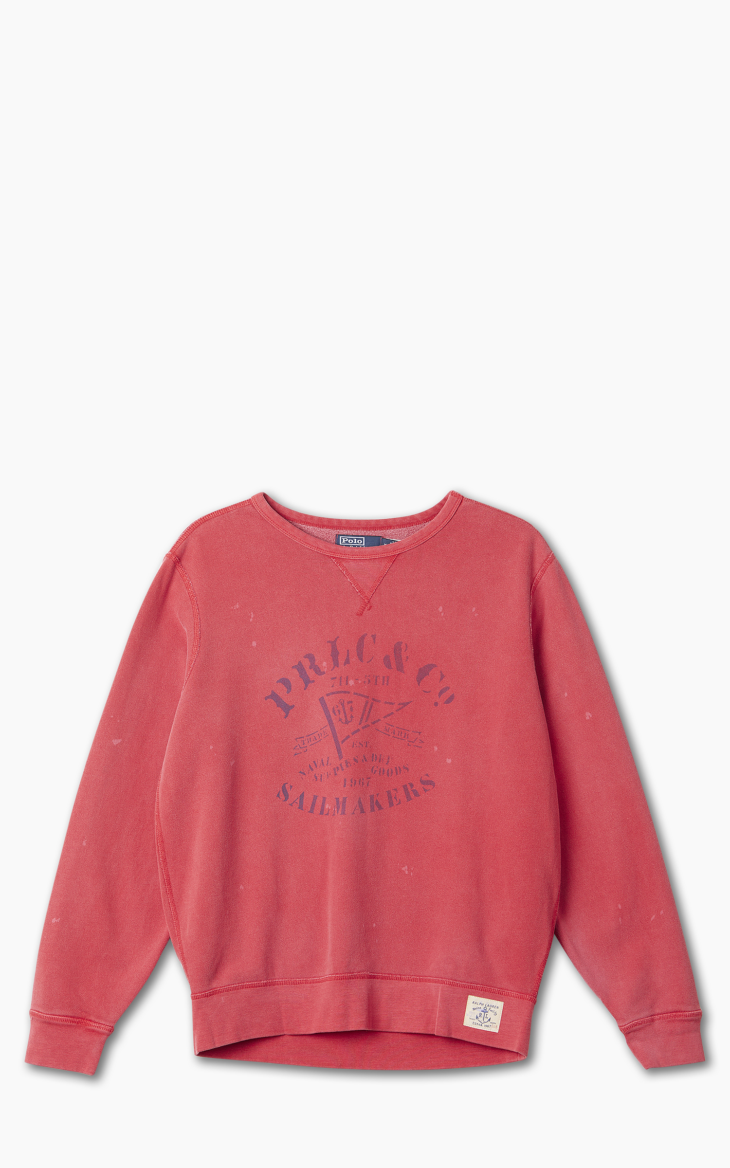 Polo Ralph Lauren Fleece Graphic Sweatshirt Red Cultizm