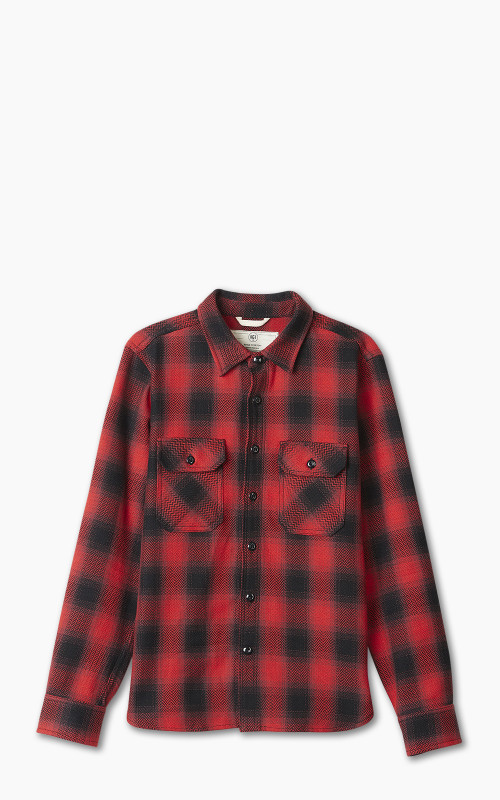 Rogue Territory Field Shirt HB Plaid Red