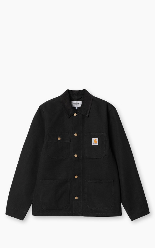 Carhartt WIP Michigan Coat Dearborn Canvas Rigid Black/Black