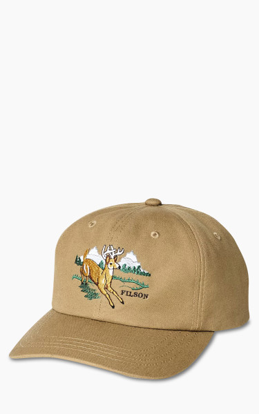 Filson Dry Tin Low-Profile Logger Cap Gold Tan/Deer