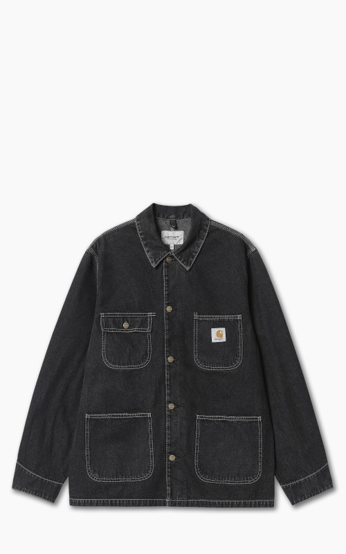 Carhartt WIP OG Chore Coat Norco Denim Black Stone Washed