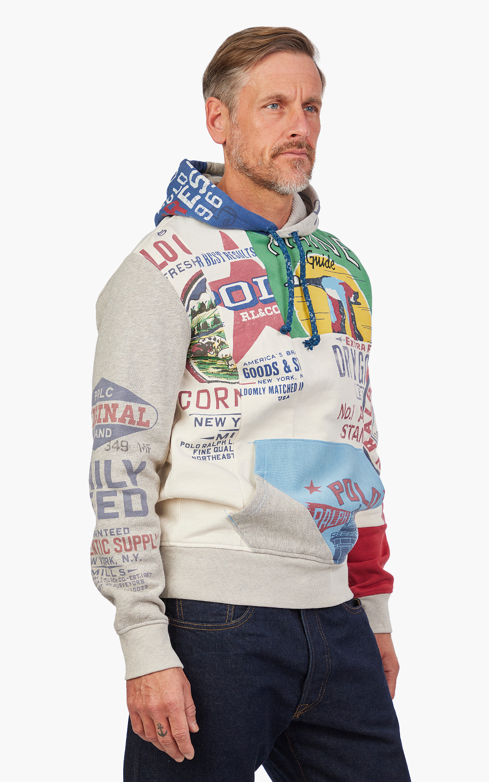 パーカー・フーディ Ralph Lauren FW25 WASH HOODIE (710916690 030) Polo Ralph Lauren logo-embroidered Hoodie | Blue | FARFETCH JO