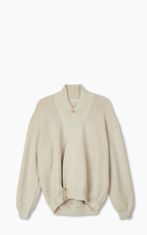 Lemaire Wrap Cardigan Alpaca Cream