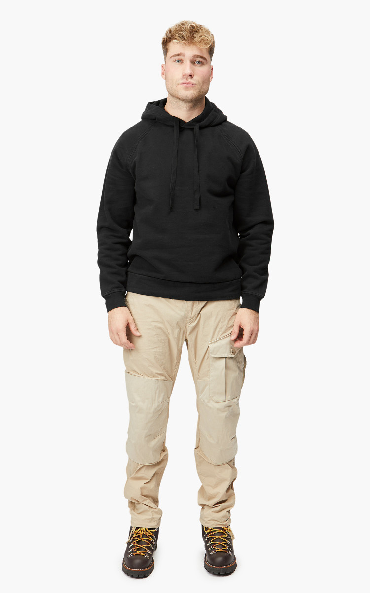 Ten-C正規品関税込みFELPA APERTA CAPPUCCIO 24CTCUF02240 A0669 Ten C Felpa Aperta Cappucio Hooded Sweat Black | Yards Store