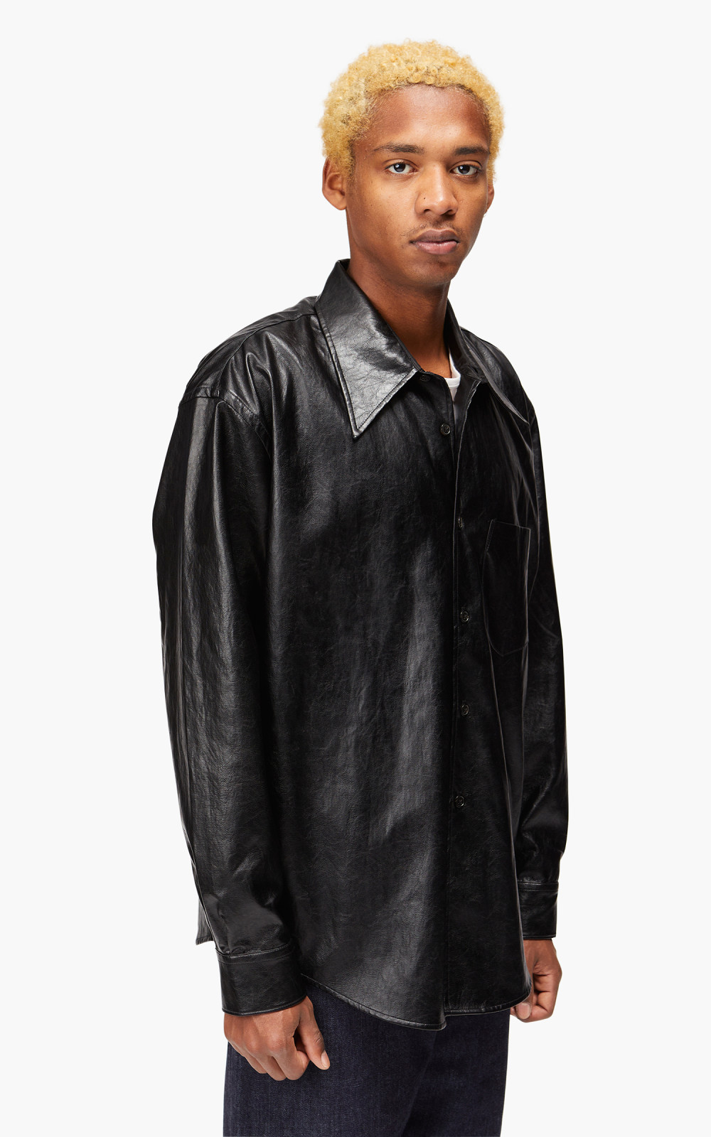 お歳暮・冬ギフト特集 2024 人気ランキング Shirt 70s Coco Legacy Our Cageian Cultizm | Leather Fake Black トップス
