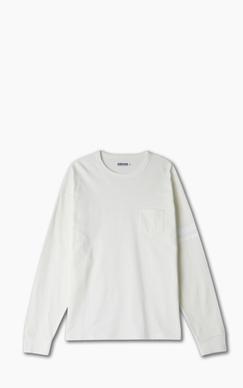 Momotaro Jeans MTS1010M31 Oversized Longsleeve T-Shirt White