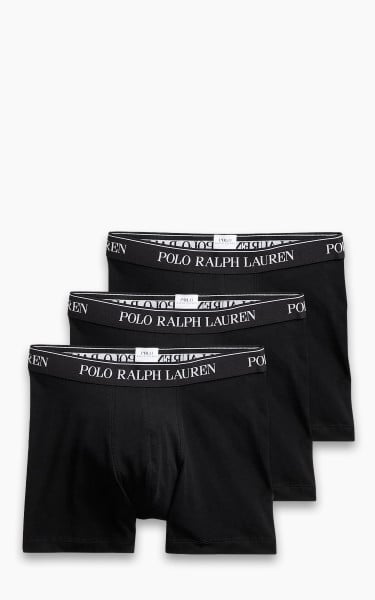 Polo Ralph Lauren Stretch-Cotton Boxer Brief 3-Pack Black