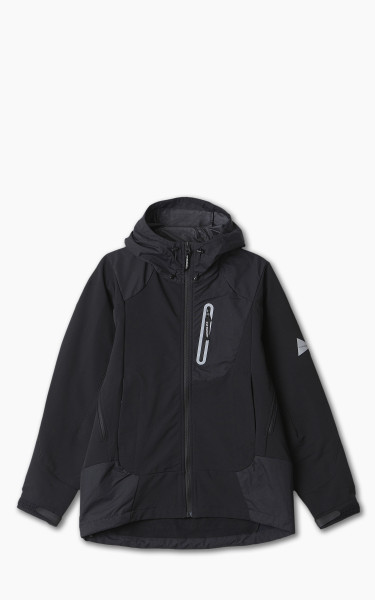 and wander Stretch Shell Jacket Black