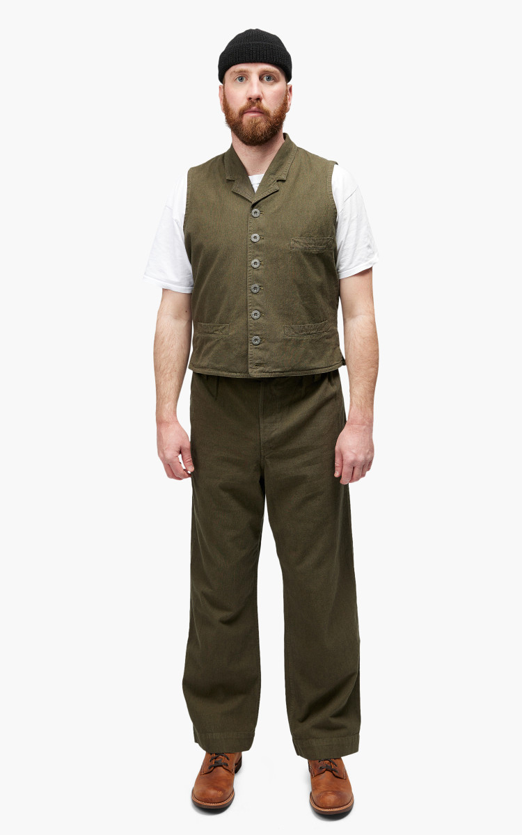 トップス Nigel Cabourn ARMY VEST Nigel Cabourn ナイジェルケーボン REVERSIBLE ARMY VEST ベスト