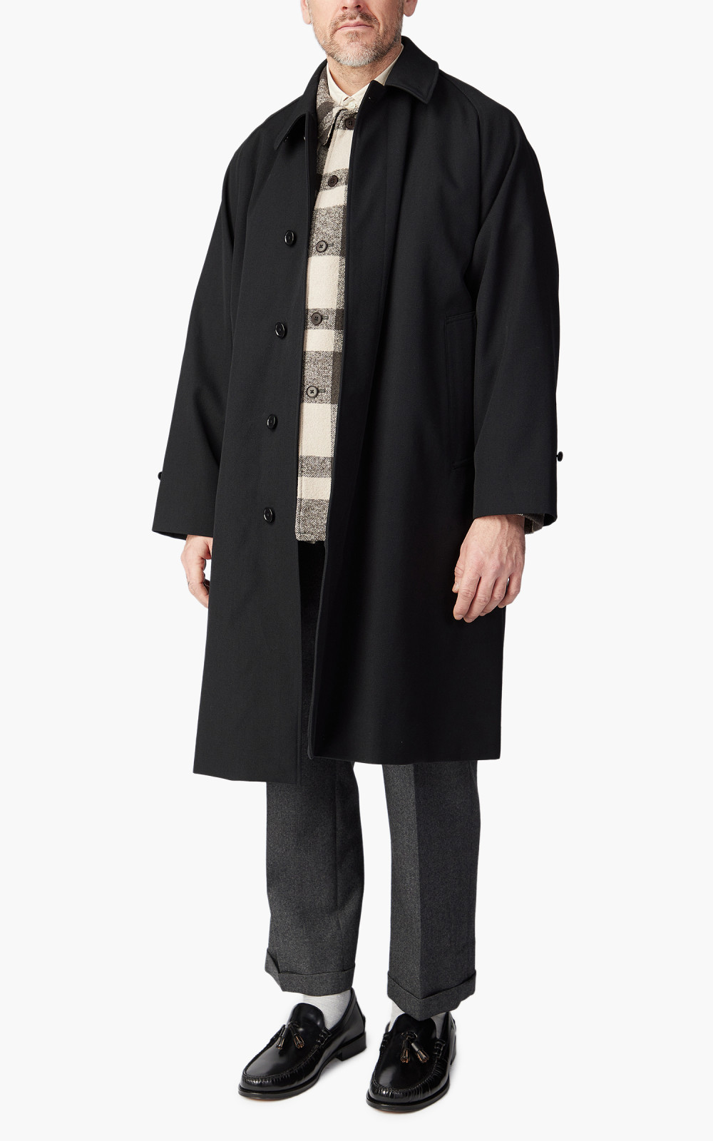 Walker Coat Top Black