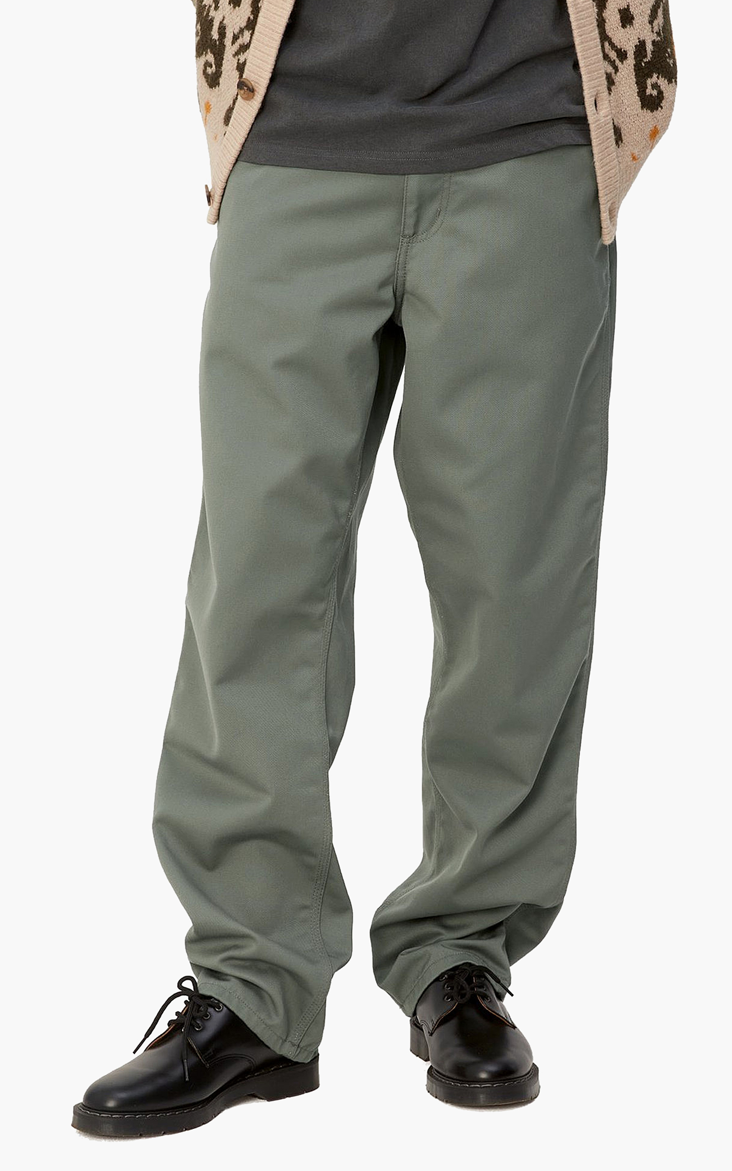 Carhartt WIP Simple Pant Smoke Green Rinsed | Cultizm