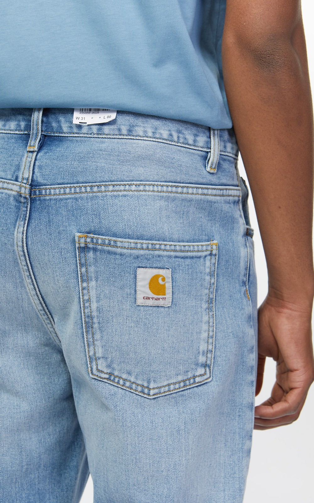 Carhartt WIP Newel Pant Blue Light Used Washed | Cultizm