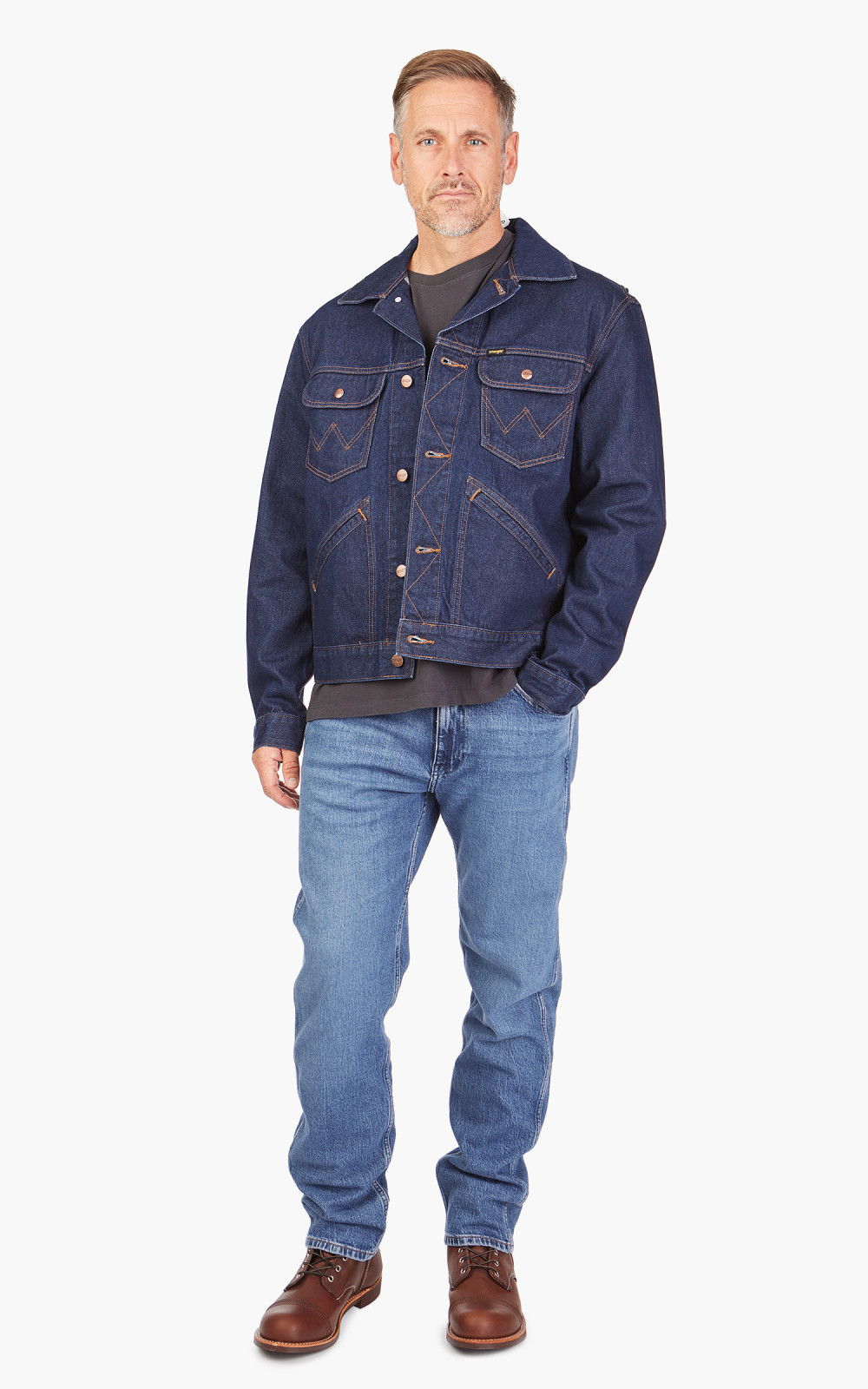 【IONSEOUL】Kamedi Denim Mustang 4FM143 Iron Heart Modified Type III Denim Jacket - IH-526J-142