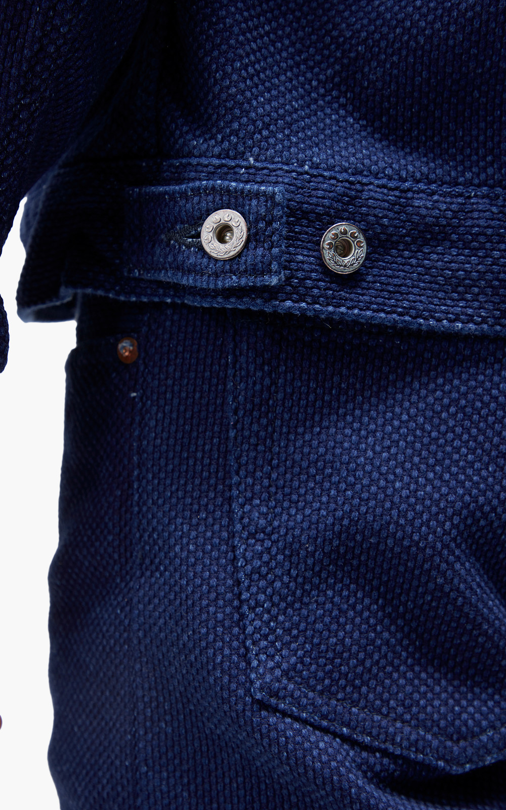 Momotaro Jeans MJK1050M23 Type 2 Jacket Sashiko Indigo | Cultizm