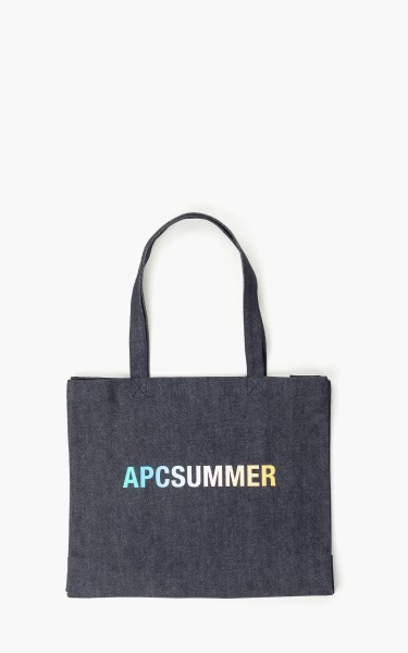 A.P.C. Diane Shopping Bag Summer Denim Indigo