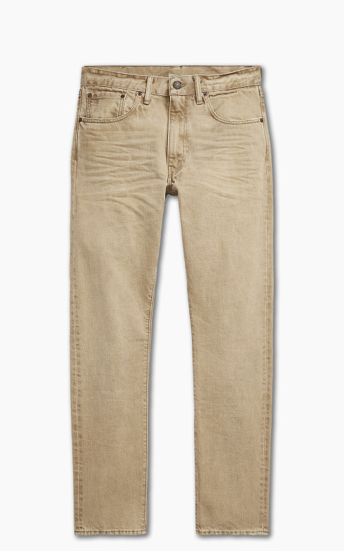 RRL High Slim Fit Tan Jeans Tan Wash