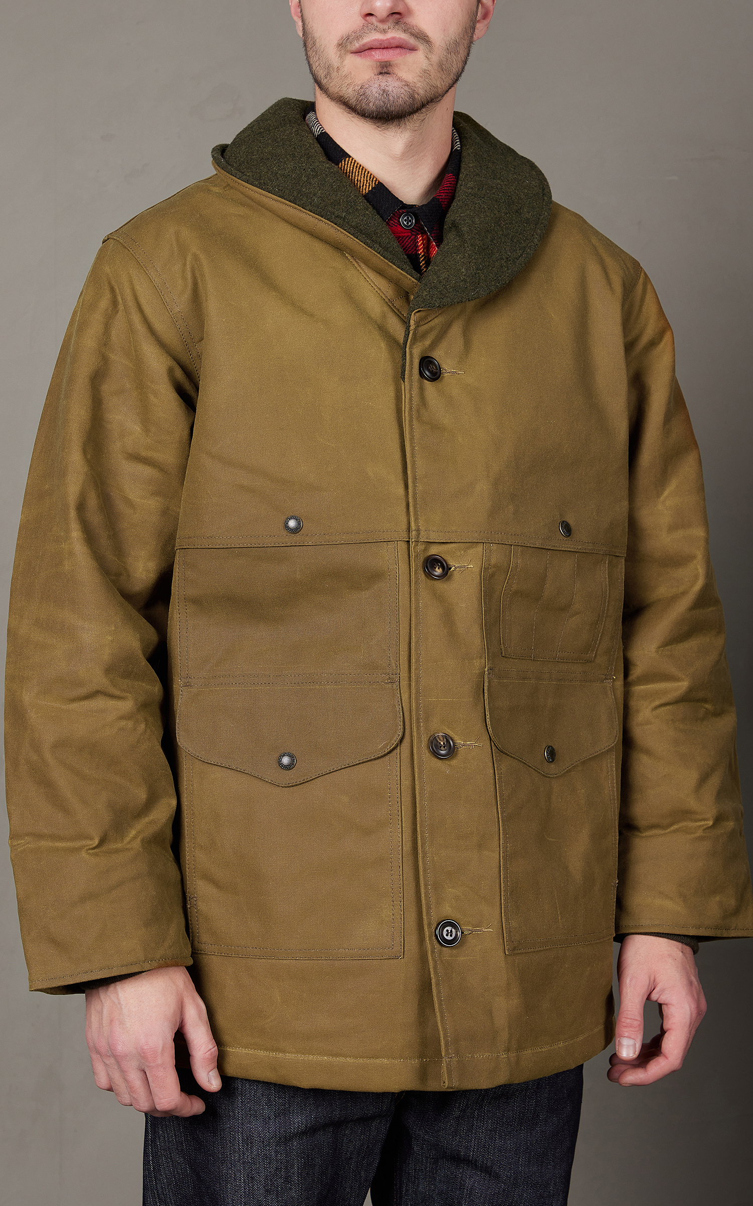 Tin cloth packer coat hotsell